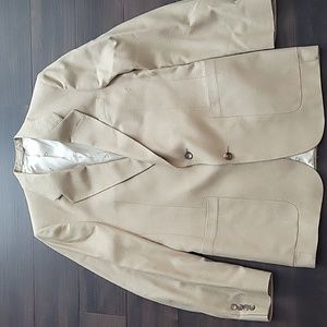 Christian Dior Men's tan blazer jacket